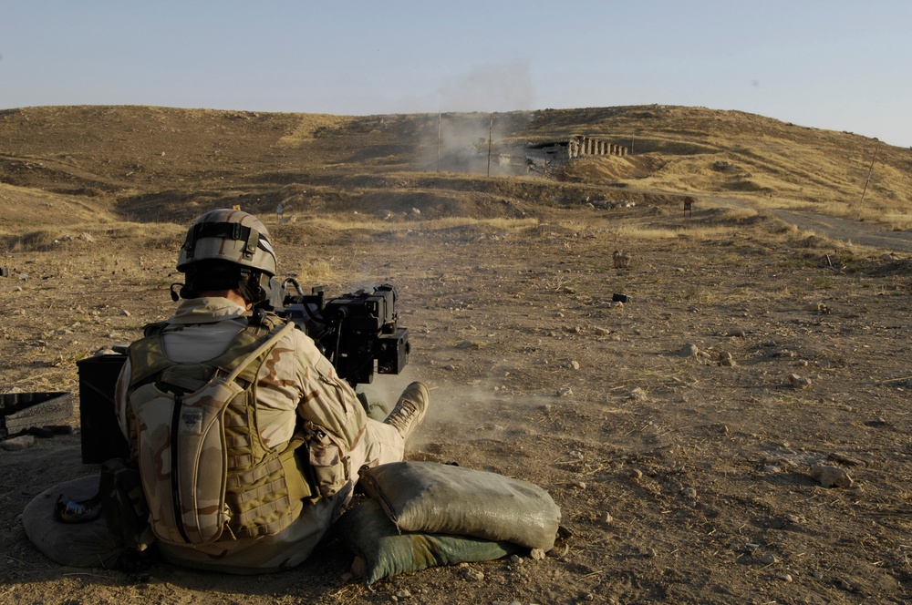 Special Forces Soldier on MK-19 Range