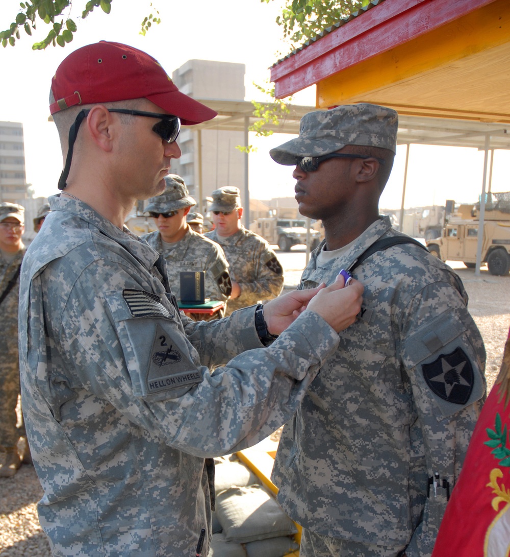 Man of 'Steel' Receives Purple Heart