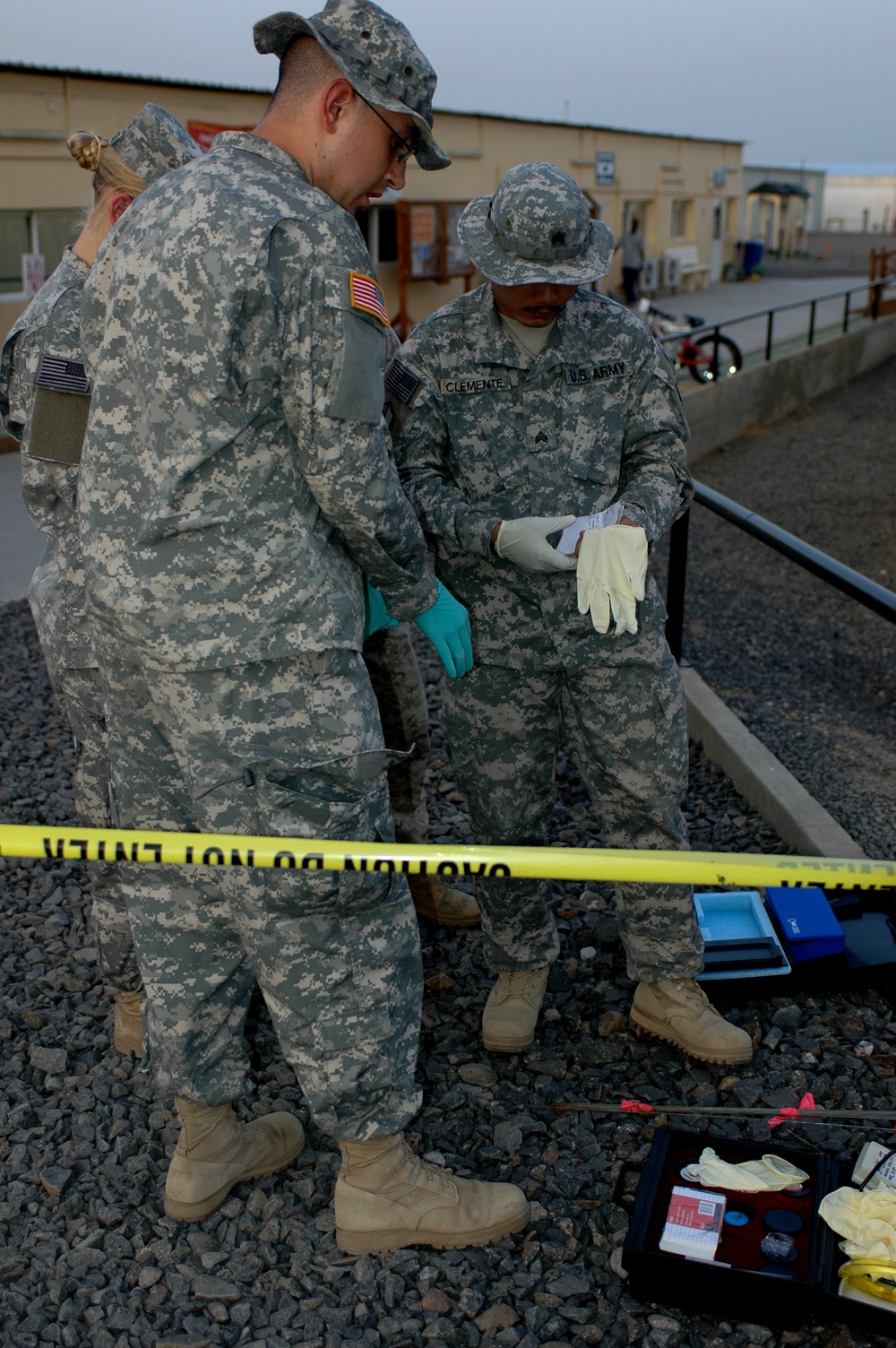 Camp Lemonier Stages Crime Scene to Educate Service Members