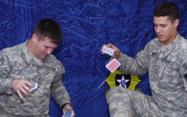 Magic men maintain morale