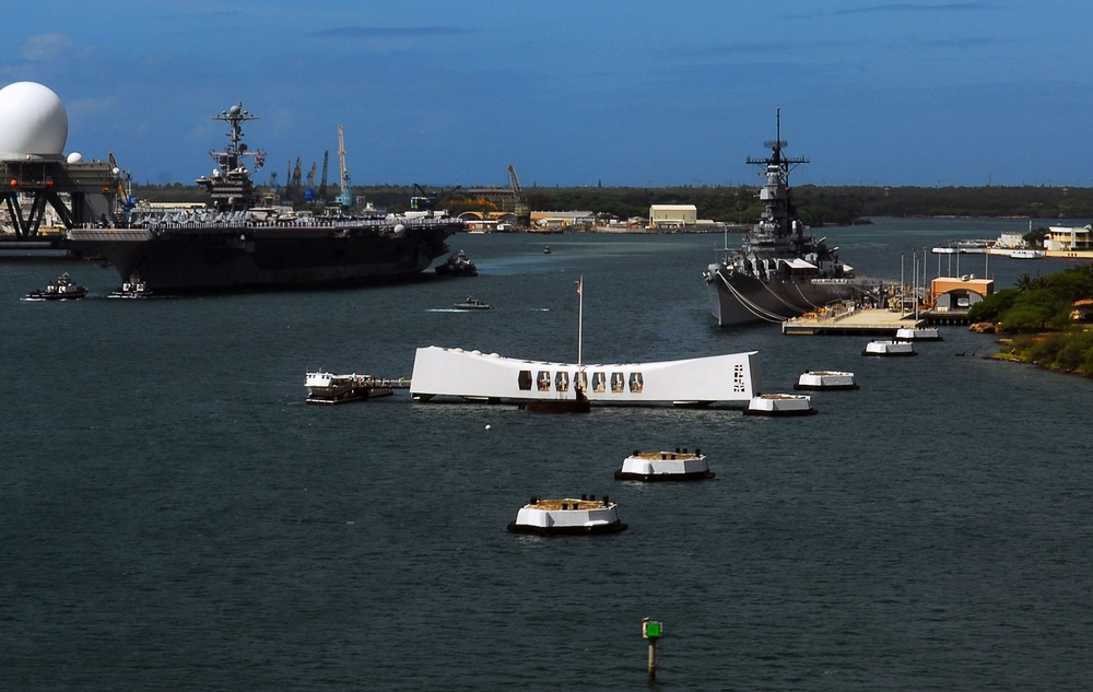 USS John C. Stennis at Pearl Harbor