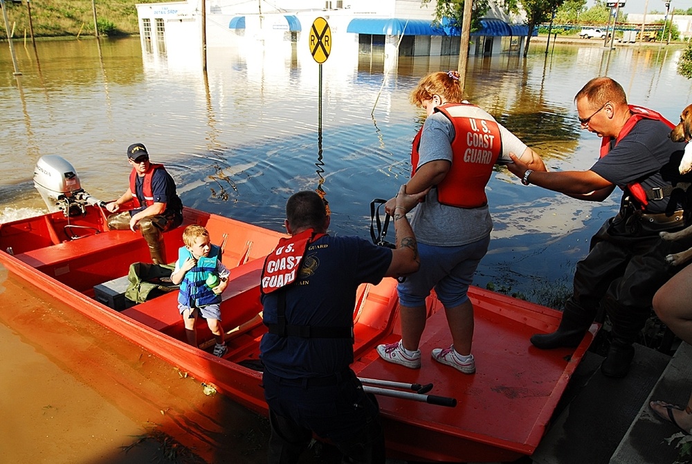 U.S. Coast Guard Flood Response