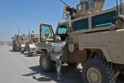 38th Engineers Clear Routes of IEDs for Stryker Brigade