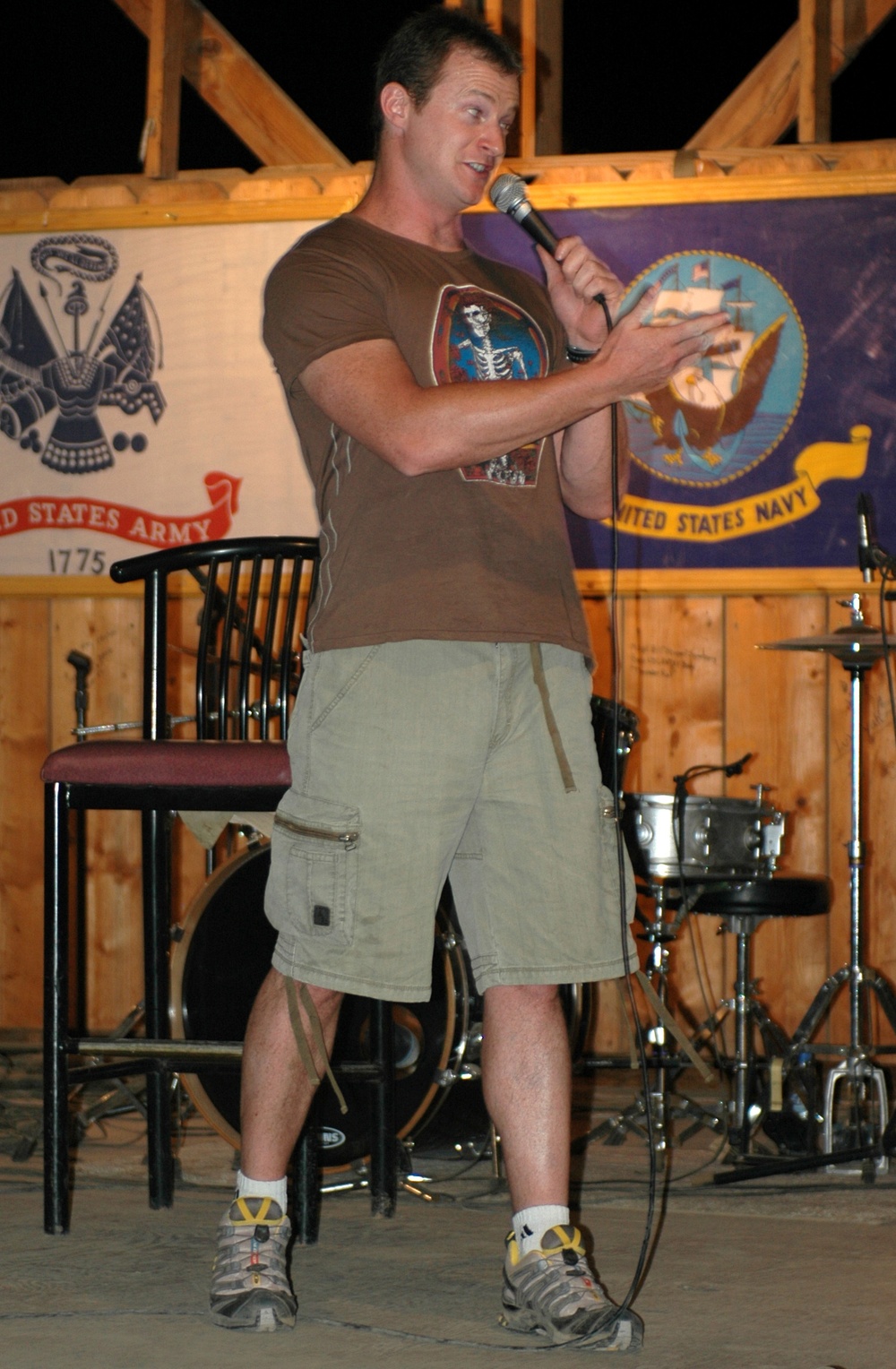 Comedy Corps serves up laughter for Camp Lemonier service members