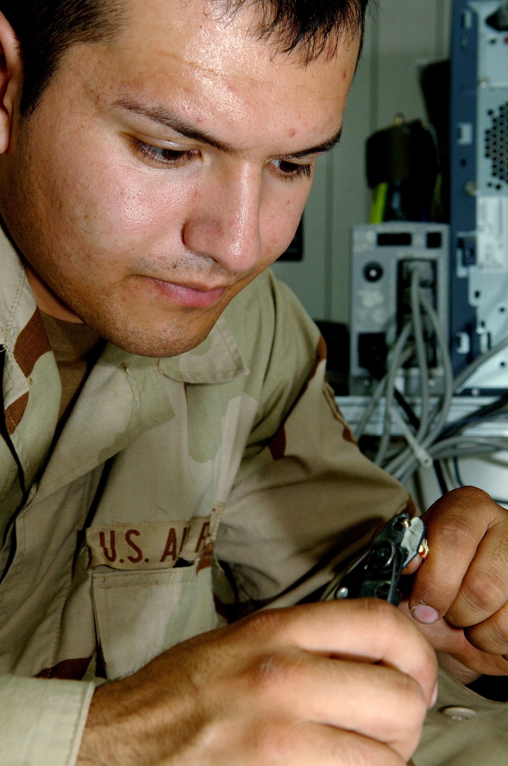 Running Fiber for Balad Air Base Network