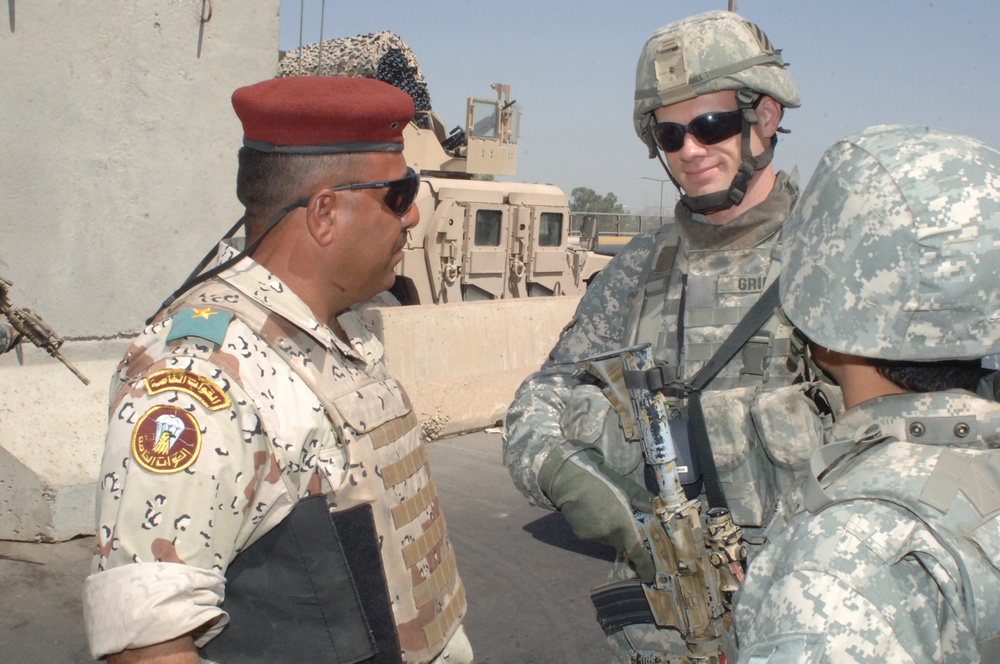 2nd Infantry Division Soldiers Operate in Baghdad