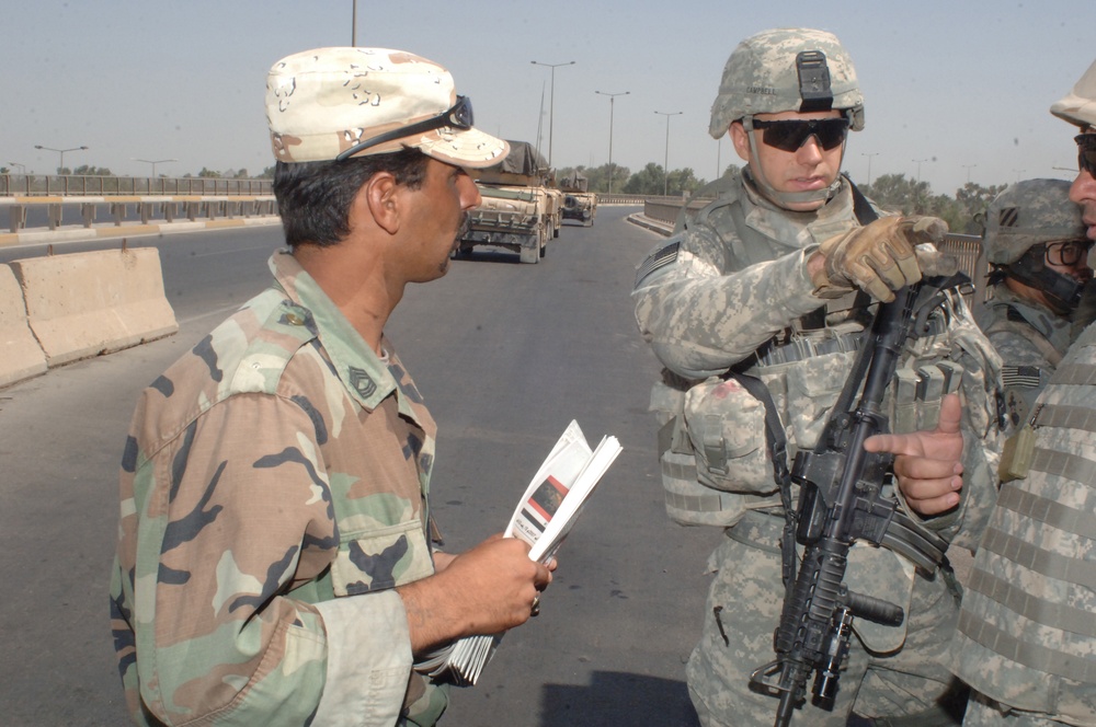 2nd Infantry Division Soldiers Operate in Baghdad