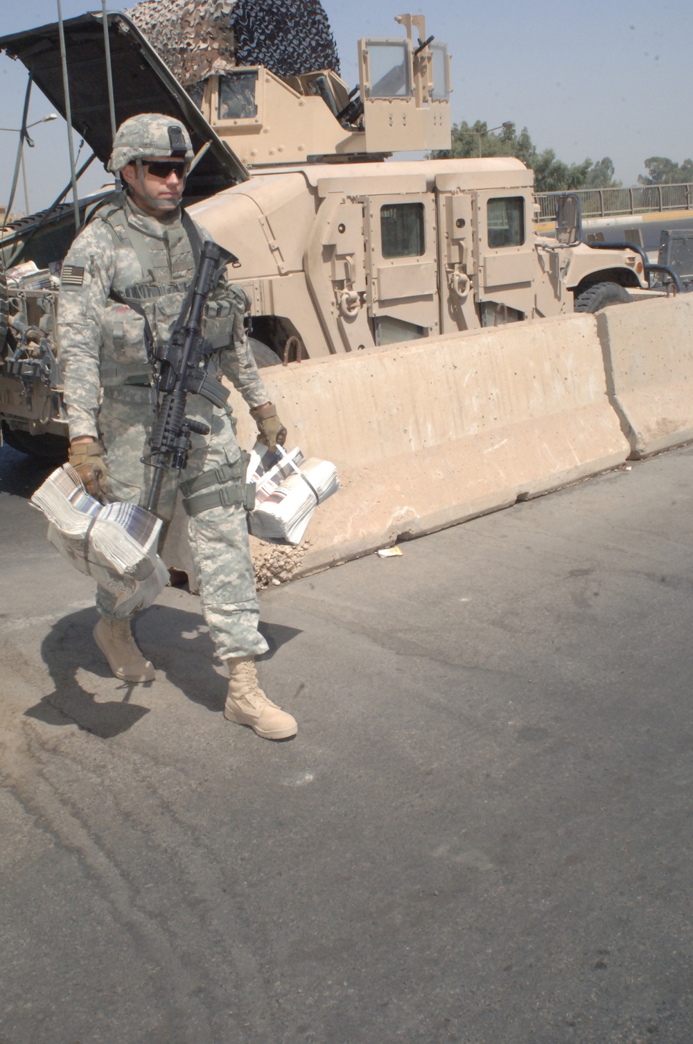 2nd Infantry Division Soldiers Operate in Baghdad