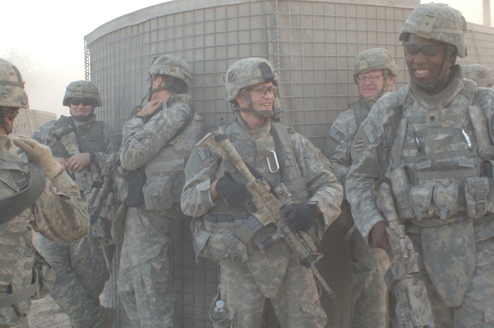 2nd Infantry Division Soldiers Operate in Baghdad