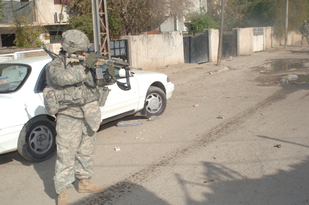 2nd Infantry Division Soldiers Operate in Baghdad