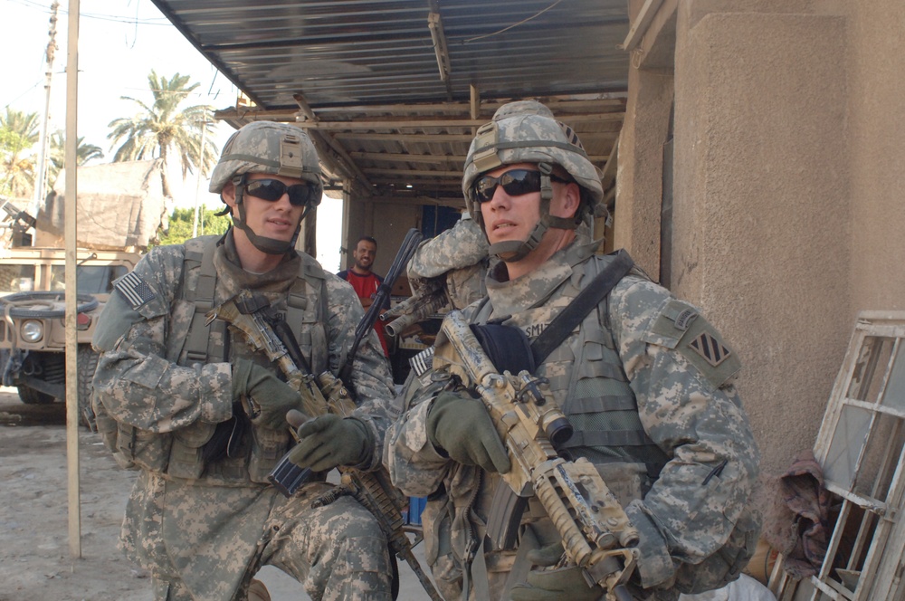 2nd Infantry Division Soldiers Operate in Baghdad