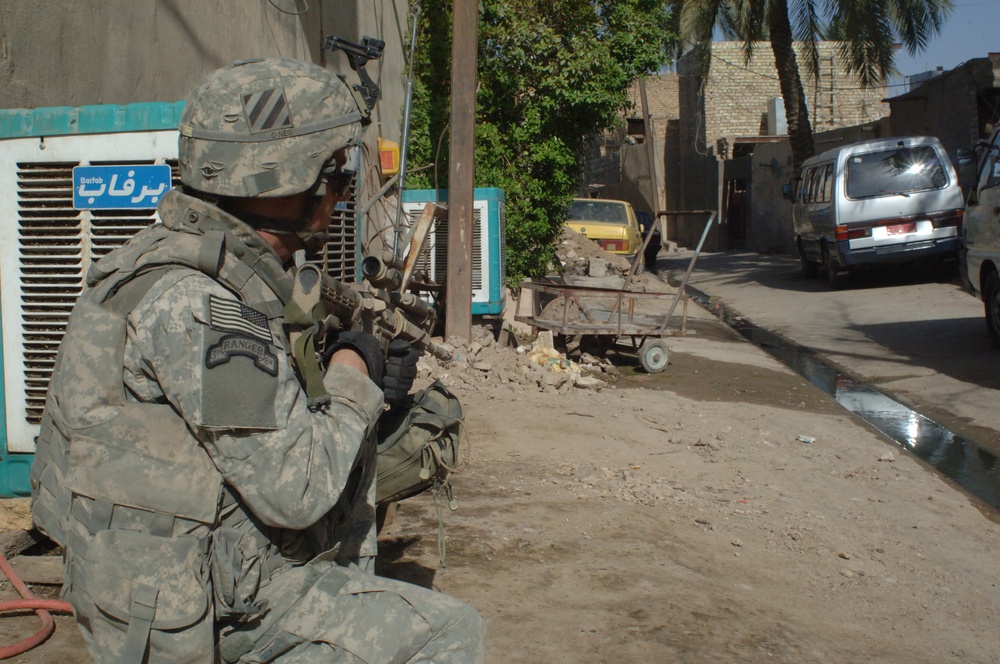 2nd Infantry Division Soldiers Operate in Baghdad