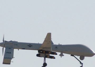 MQ-1 Predator Prepares for Landing