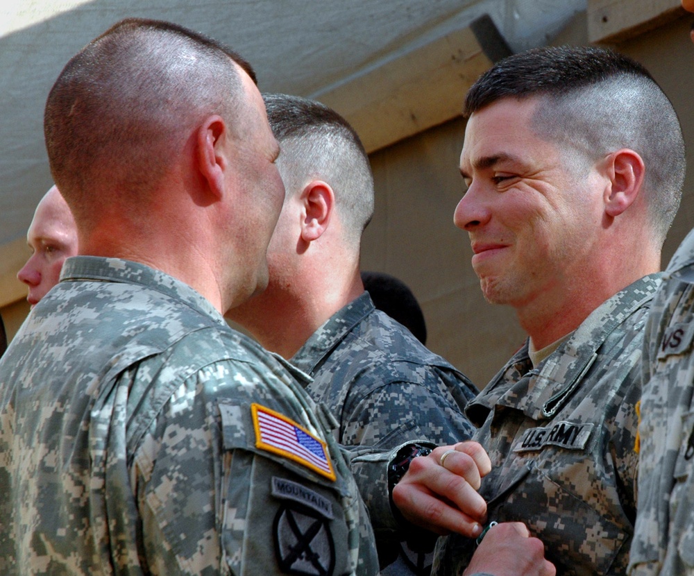 Commandos awarded, promoted at Camp Striker