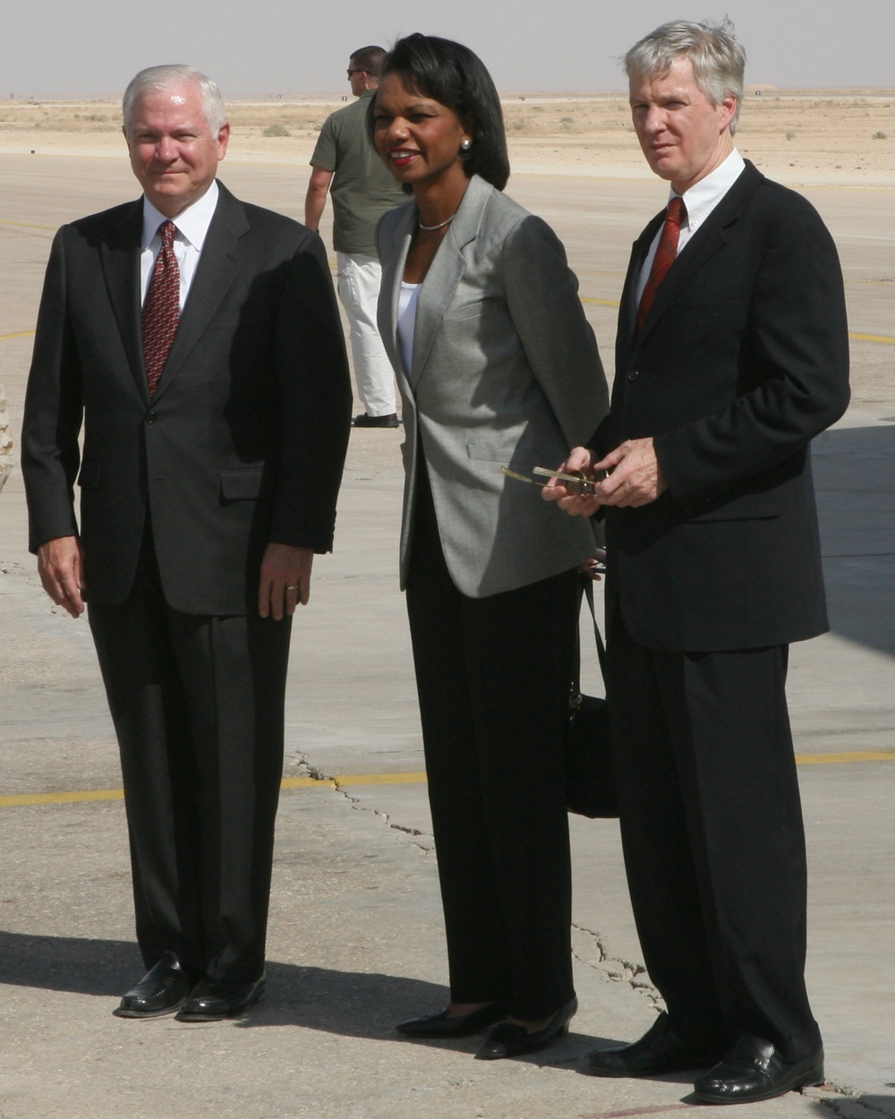 President Bush Visits Al Asad, Iraq