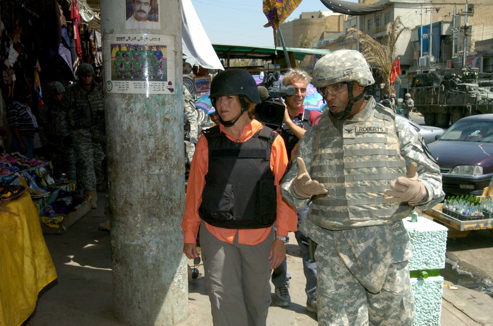 CBS anchor visits Baghdad