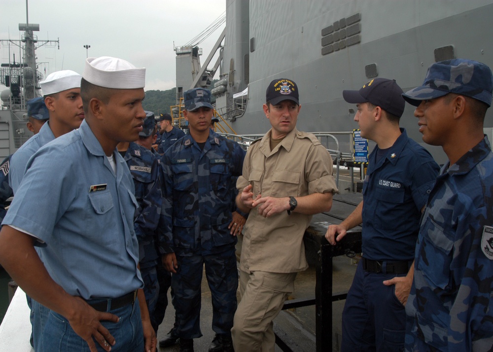 Navy visits with Nicaraguan and Ecuadorian Navy during PANAMAX 2007