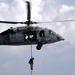 Navy Chopper, French Boarding Teams in Practice Rappel