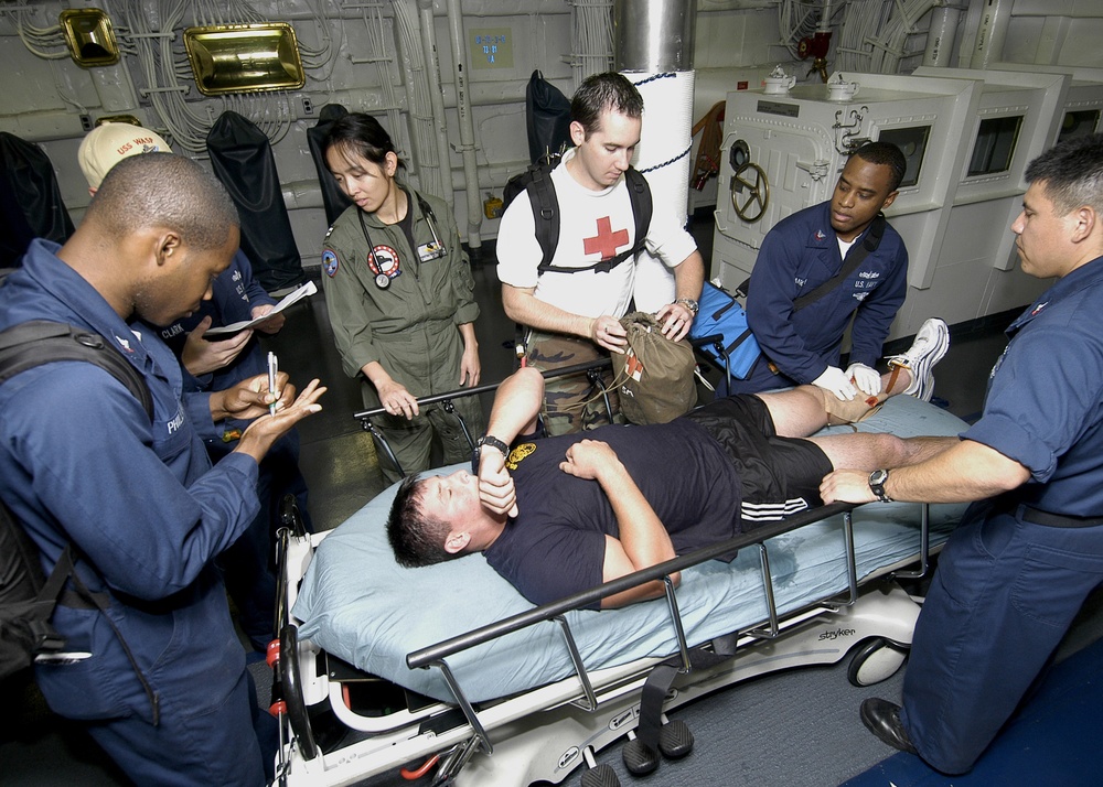 Navy Trains in Diver Medical Evacuation Excercise