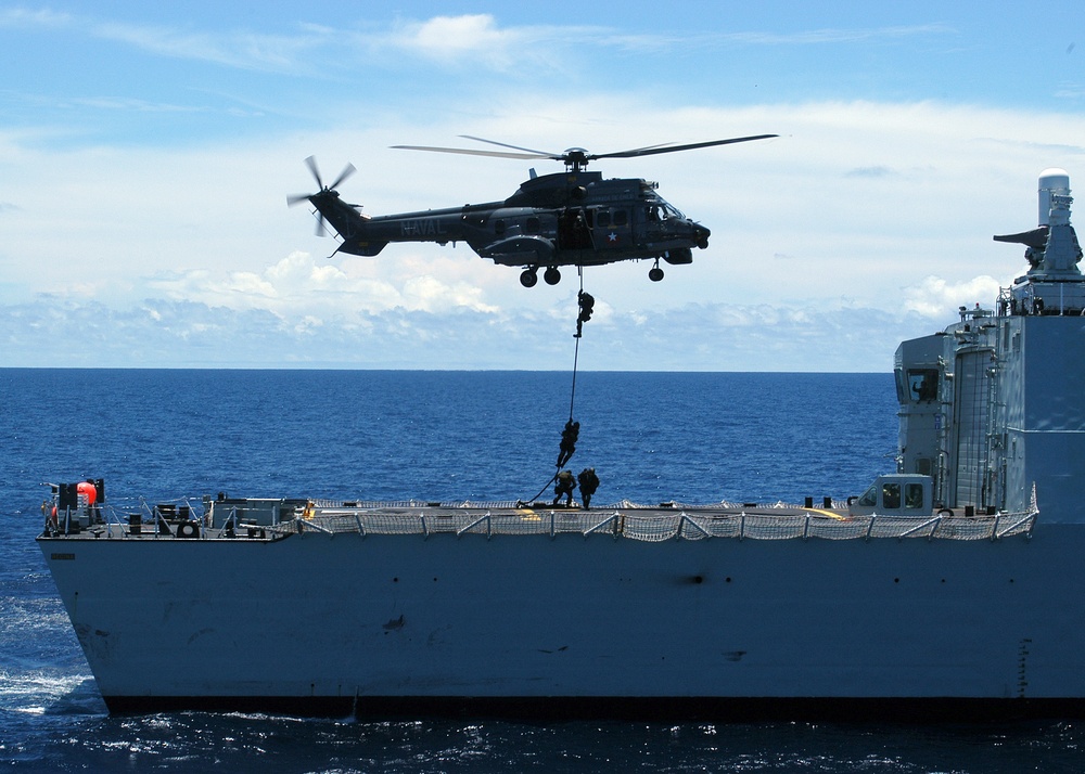 Multi-National Special Forces Practice Boarding Procedures