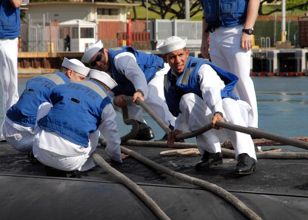 Attack Submarine USS Key West Returns Home