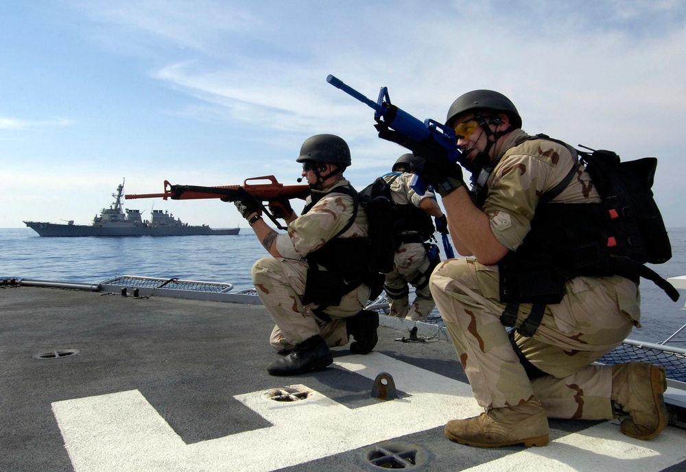 Navy Boarding Team Practices With Help From Multi-National Partners in PANA