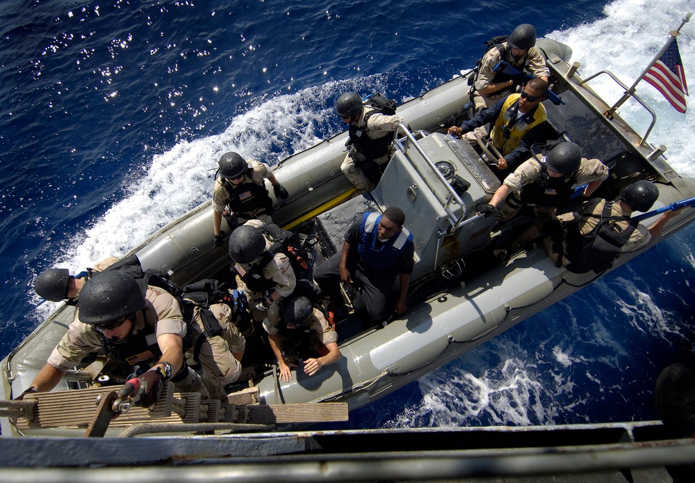 Navy Boarding Team Practices With Help From Multi-National Partners in PANA