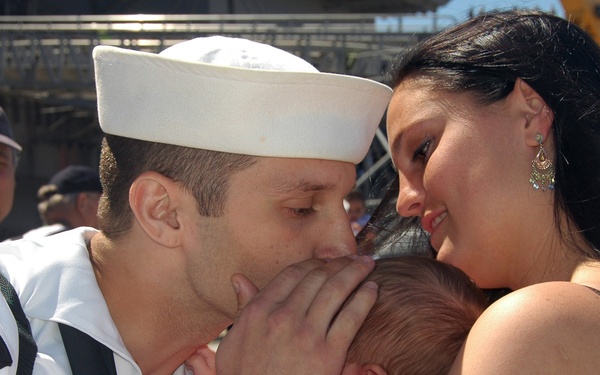Homecoming for Sailors in San Diego