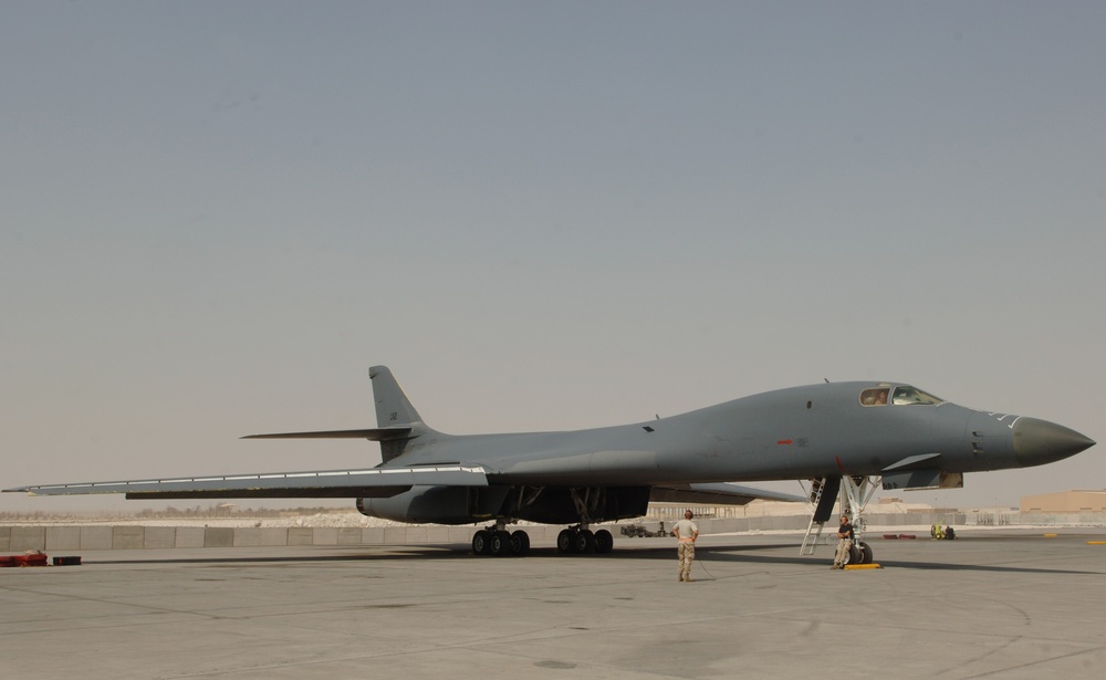 B-1B Lancer Waits for Next Mission