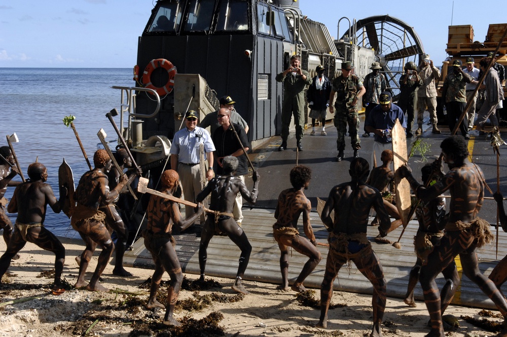 Secretary of the Navy Visits Australia, Singapore, Soloman Islands