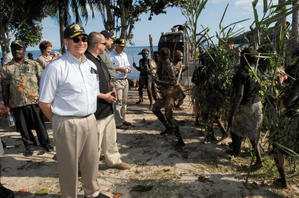 Secretary of the Navy Visits Australia, Singapore, Soloman Islands