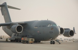 A Royal Air Force C-17 Globemaster III