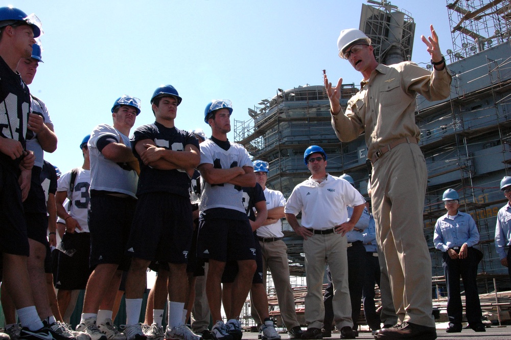 Navy Has USD Football Team as Guests