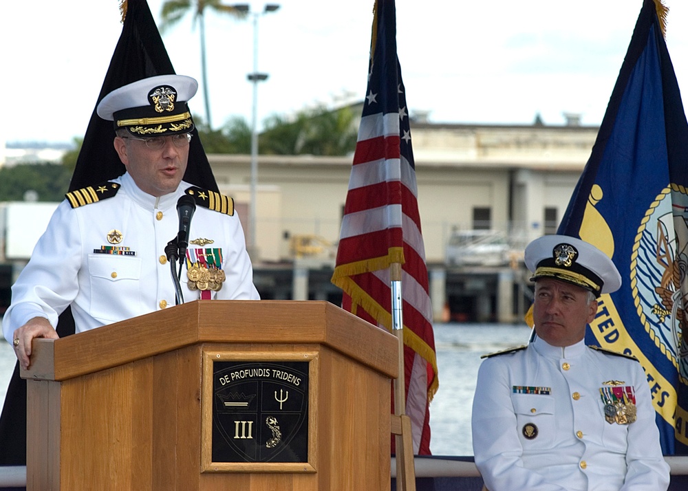 Change of Command for Submarine Squadron 3