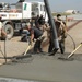 Service members Lay New Flightline in Bagram Airfield