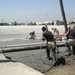 Service members Lay New Flightline in Bagram Airfield