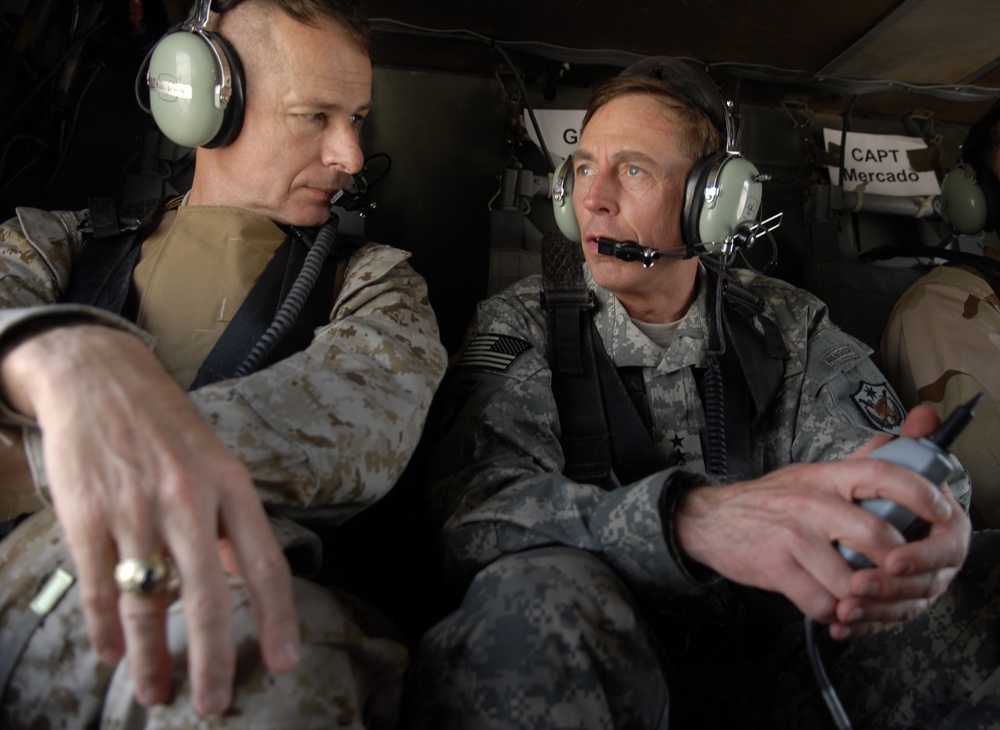 Chairman of the Joint Chiefs of Staff Marine Gen. Peter Pace Visits Iraq