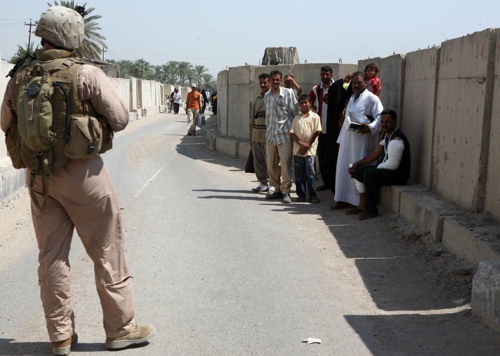 Security Provided in Fallujah, Iraq