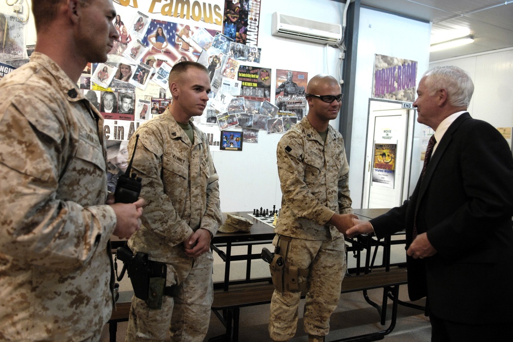 Secretary of Defense Visits Al Asad Air Base