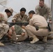 Marines Practice Casualty Scenario