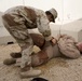 Marines Practice Casualty Scenario