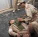 Marines Practice Casualty Scenario