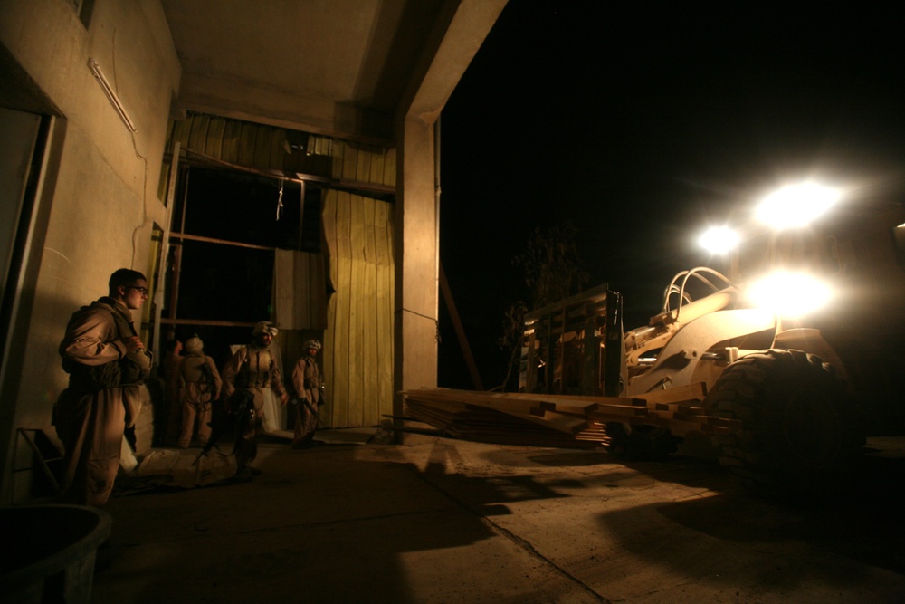 Marines Build New Observation Post and Police Station