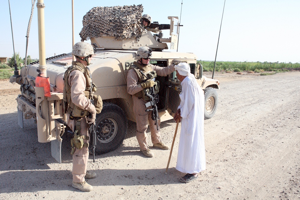 Marines Travel to Forward Operating Base Riviera