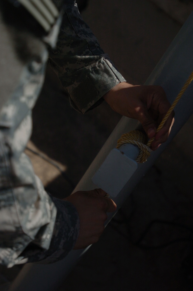 'Dragoons' unfurl colors in Baghdad