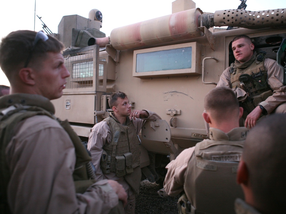 Marines, Army, Serch for IEDs in Fallujah