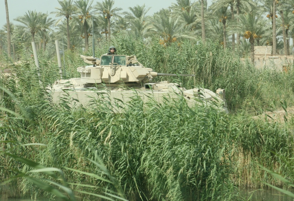 Marines, Army, Search for IEDs in Fallujah