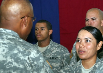 Army Inducts Newly Promoted Soldiers into NCO Corps