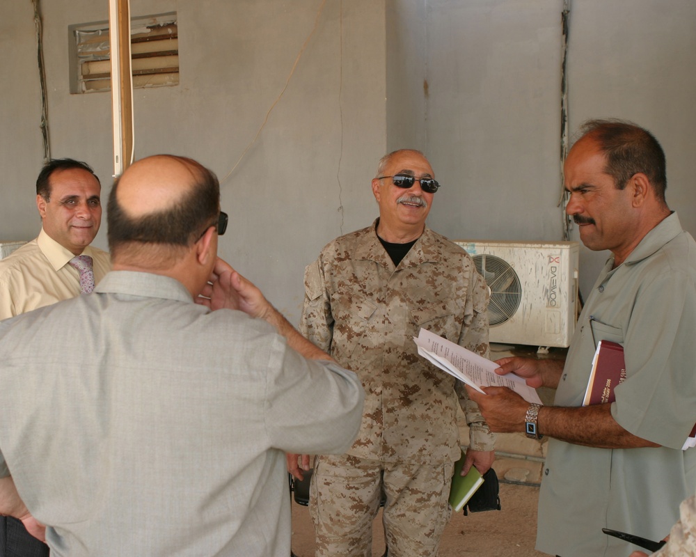 Civil Affairs Ensure Quality Control Through Out Air Ramadi