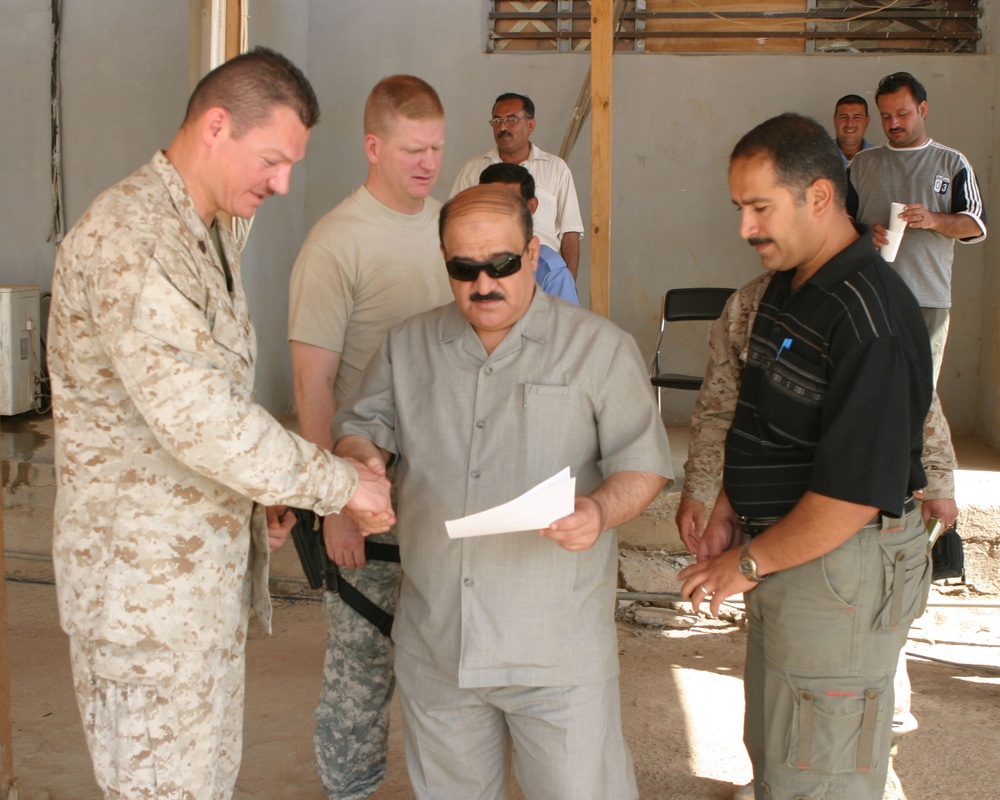 Civil Affairs Ensure Quality Control Through Out Air Ramadi